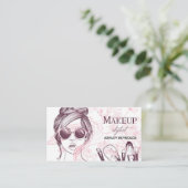 スタイリストの作成 名刺 (スタンド正面)