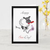 スタイリストの誕生日の挨拶状 カード (黄色い花)