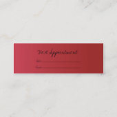 スタイリストカード スキニー名刺 (裏面)