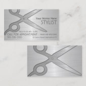 スタイリストシルバー 名刺 (正面/裏面)