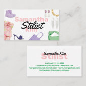 スタイリストスクリプトchic名刺モダン 名刺 (正面/裏面)