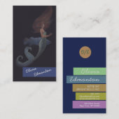 スタイリストヘアマーメイドカスタムテンプレートアートプリント 名刺 (正面/裏面)