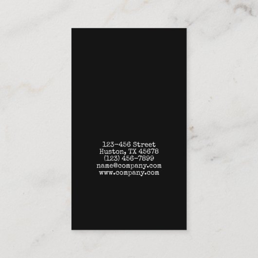 スタイリストメイクアップアーティスト美容師赤い口紅 名刺 (裏面)