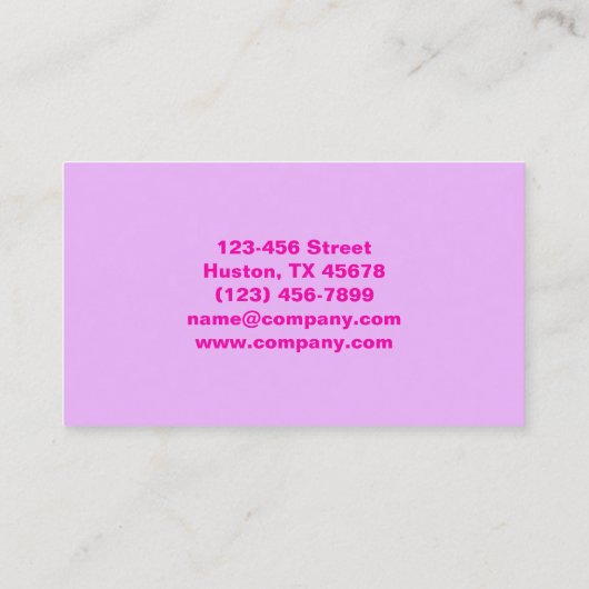 スタイリストモダンマニキュリストネイルアーティストネイルサロン 名刺 (裏面)