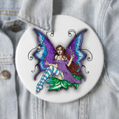 スタイリスト毛のドレッサーの妖精 缶バッジ (インサイチュ)