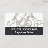 スタイリスト理容師ツール 名刺 (正面)