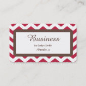 スタイリスト美容師Avon営業担当者 名刺 (正面)