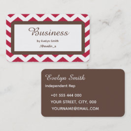 スタイリスト美容師Avon営業担当者 名刺