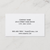 スタイリスト |シルバースクリプト 名刺 (裏面)