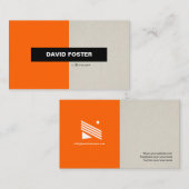 スタイリスト - シンプル エレガント スタイリッシュ 名刺 (正面/裏面)