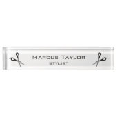 スタイリスト デスクネームプレート (正面)