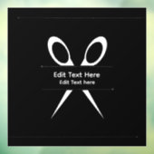 スタイリスト バーバー ハサミ ウィンドウサイン (シート3)