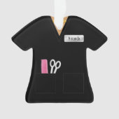 スタイリスト·ブラック·プロフェッショナル オーナメント (正面)