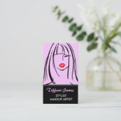 スタイリスト/メイクアップアーティストの名刺 名刺 (スタンド正面)