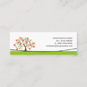 スタイリスト – 旋回ツリーお洒落アイコン スキニー名刺 (裏面)