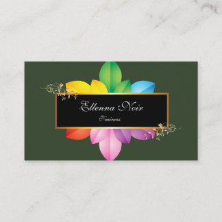 スタイリスト、美容師、ネイリスト、美しいExp. 名刺