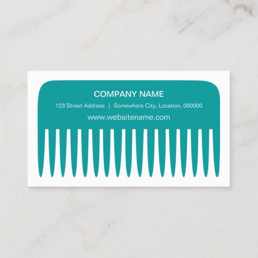 スタイリスト/美容院 名刺 (裏面)