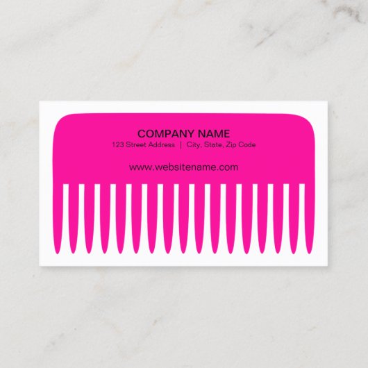 スタイリスト/美容院 名刺 (裏面)