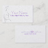 スタイリストticallyの話すこと 名刺 (正面/裏面)