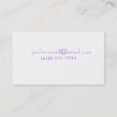 スタイリストticallyの話すこと 名刺 (裏面)