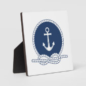 スタイリッシュいかり及びロープ フォトプラーク (正面)