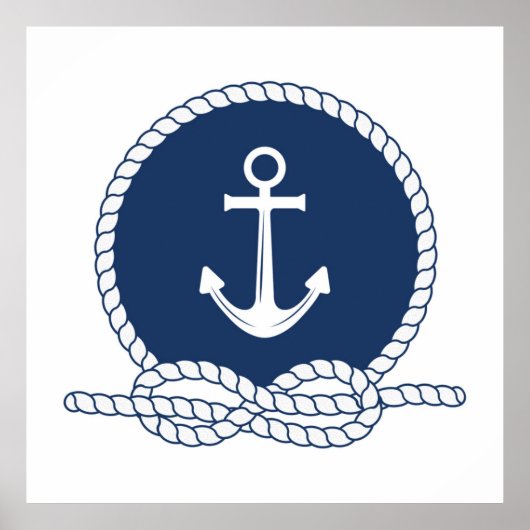 スタイリッシュいかり及びロープ ポスター (正面)