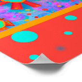 スタイリッシュおもしろいフローラデイジー感動的引用文 ポスター (角)