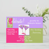 スタイリッシュおもしろい記念日パーティの招待状 招待状 (スタンド正面)