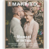 スタイリッシュおもしろい追加カスタムカットビニールシール シール (正面)