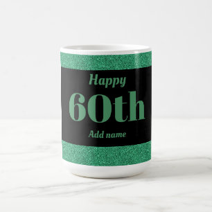 スタイリッシュかわいらしパーソナライズされた誕生日マグギフト60日 コーヒーマグカップ