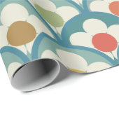 スタイリッシュすごいとモダンレトロ60s 70s giftwrrap wr ラッピングペーパー (ロールコーナー)