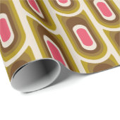 スタイリッシュすごいとモダンレトロ60s 70s giftwrrap wr ラッピングペーパー (ロールコーナー)