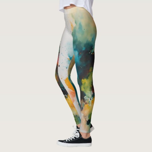 「スタイリッシュそして鮮やか、我々の全財産を探索しよう レギンス (左)