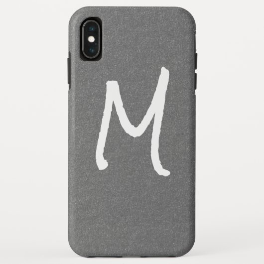 スタイリッシュでおしゃれなグレー Case-Mate iPhoneケース (裏面)