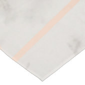 スタイリッシュでかわいらしいひよこのばら色の金ゴールド及び白い大理石 テーブルクロス (アングル)