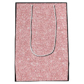 スタイリッシュでかわいらしく名前入りな誕生日のギフトバッグ第21 ミディアムペーパーバッグ (裏面)