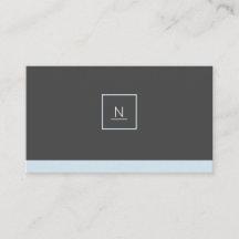 スタイリッシュでエレガントなパステル調のシックな名刺