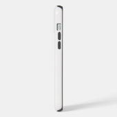 スタイリッシュでエレガントなライン花柄 ブラウン ブラック ピンク iPhoneケース (左側面)