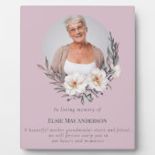 スタイリッシュでエレガントな写真の思い出 フォトプラーク (正面)