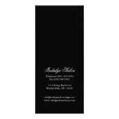 スタイリッシュでカスタマイズ可能なサロンの棚カード ラックカード (裏面)