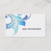 スタイリッシュでカスタマイズ可能な名刺 予約カード (裏面)