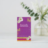 スタイリッシュでグランジな名刺 名刺 (スタンド正面)