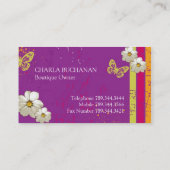 スタイリッシュでグランジな名刺 名刺 (裏面)