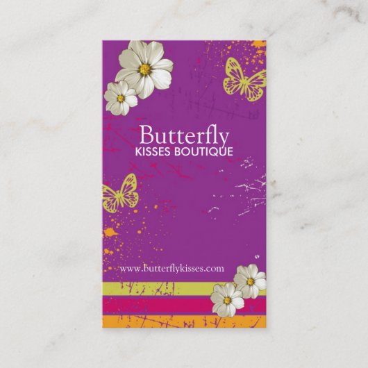 スタイリッシュでグランジな名刺 名刺 (正面)