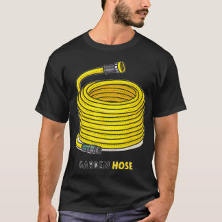 スタイリッシュでビビッドなガーデンホースのテーマ Tシャツ