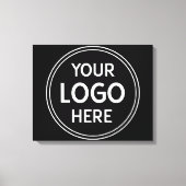 スタイリッシュでモダンなカスタムクリエーションが認証されました キャンバスプリント (正面)