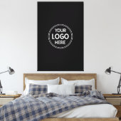 スタイリッシュでモダンなカスタムクリエーションが認証されました キャンバスプリント (インサイチュ (寝室))