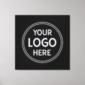 スタイリッシュでモダンなカスタムクリエーションが認証されました キャンバスプリント (正面)