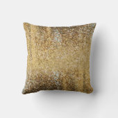 スタイリッシュで優雅なグリッターのフェイクな金ゴールドのスパンコール クッション (裏面)