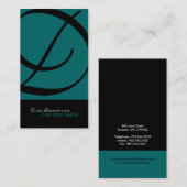 スタイリッシュで及びはっきりしたな名刺 名刺 (正面/裏面)